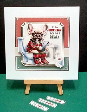 Toilet Frenchie Mini Kit by Benita Jenkinson