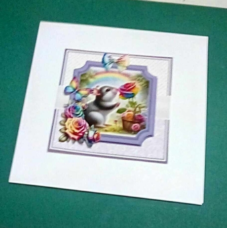 RAINBOW ROSE MOUSE by Benita Jenkinson