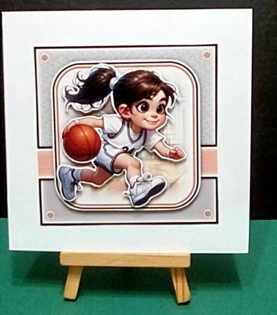 Basketball Girl Mini Kit by Benita Jenkinson