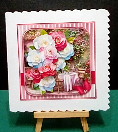 Pavement Café - Decoupage Card Mini Kit by Benita Jenkinson