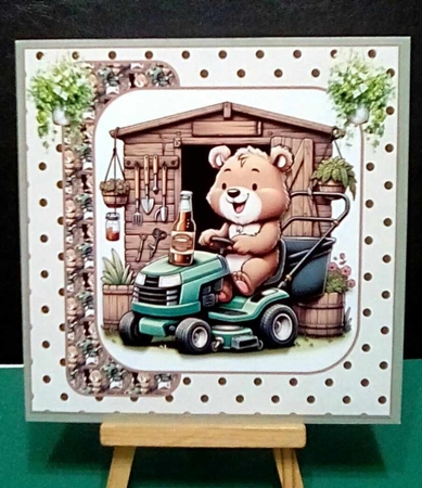 Gardening is thirsty work 7x7 by Benita Jenkinson