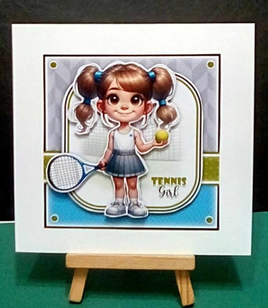 Tennis Girl Mini Kit by Benita Jenkinson