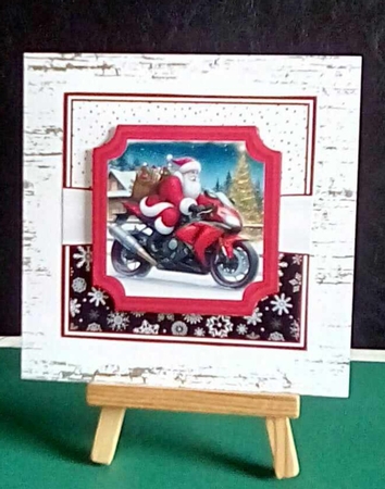 BIKER SANTA by Benita Jenkinson