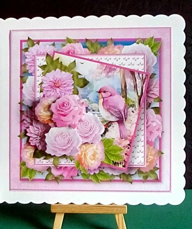 Summer Flowers - Layered Card Mini Kit by Benita Jenkinson