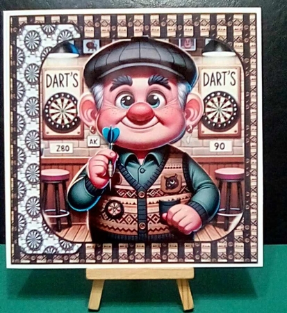 Des plays darts 8x8 by Benita Jenkinson