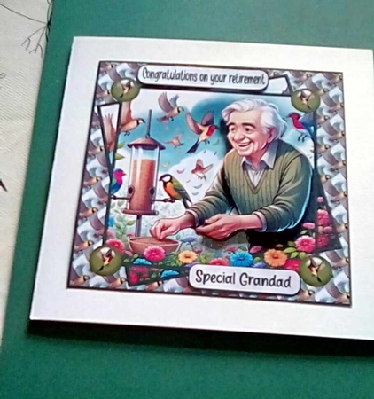 Feed the birds 7x7 by Benita Jenkinson