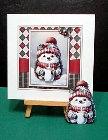 Christmas Hedgehog by Benita Jenkinson