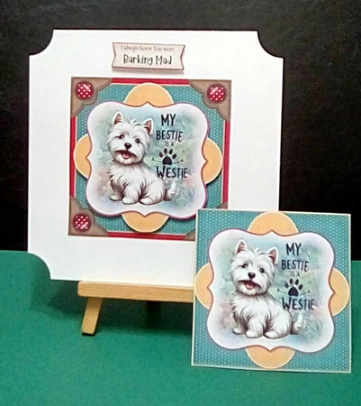 Pawsitively Pawsome 1 6x6 Simply Cards  by Benita Jenkinson