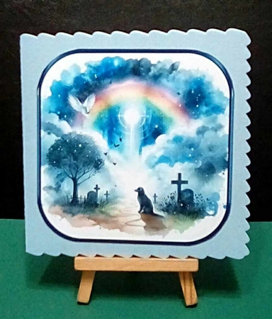 SOMEWHERE OVER THE RAINBOW ( DOG ) by Benita Jenkinson