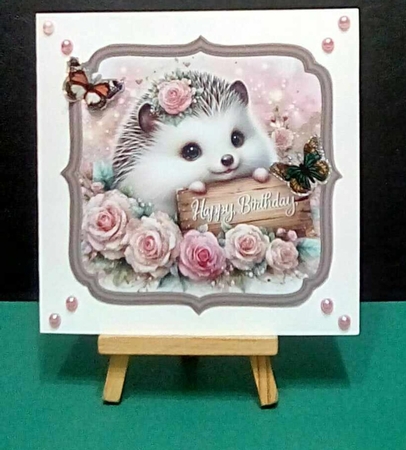 Birthday Hedgies Toppers/Frames 1-6 in PNG CU4CU/CU/PU by Benita Jenkinson