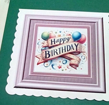 7 x 7 Female Birthday Card by Benita Jenkinson