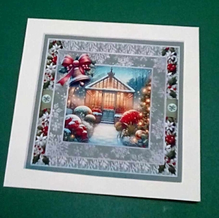 A Christmas garden 8x8 by Benita Jenkinson