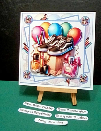 Birthday fashion 7x7 by Benita Jenkinson