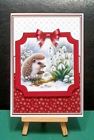 WINTER GARDEN HEDGEHOGS by Benita Jenkinson