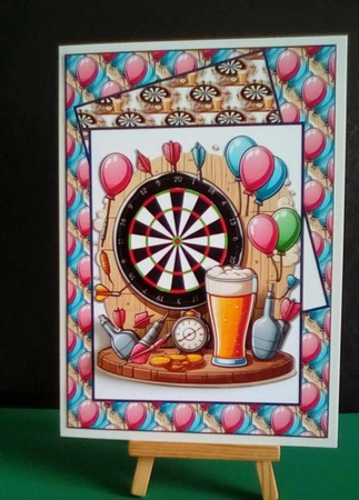 Birthday dartboard by Benita Jenkinson