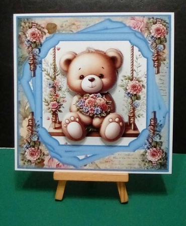 Ted on a swing by Benita Jenkinson