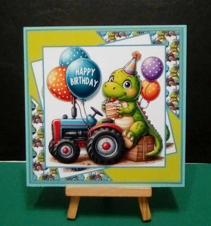 Dinosaur cake and tractor by Benita Jenkinson