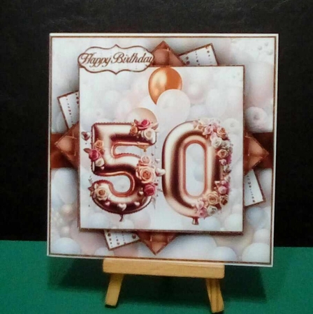 Rose Gold Ages 50-90 Mini Kit 7X7 by Benita Jenkinson