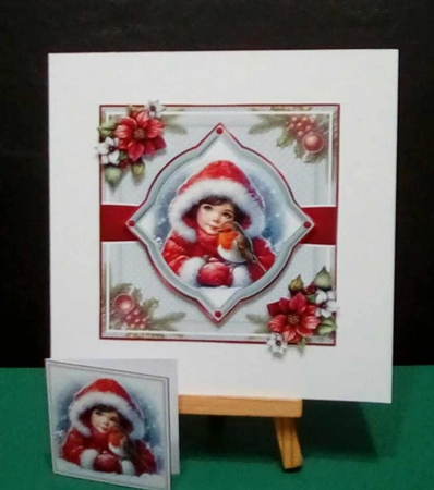Christmas Animal & Girl Mini Page Kit by Benita Jenkinson
