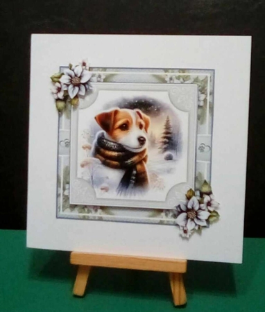 Winter Jack Russell Mini Page Kit by Benita Jenkinson