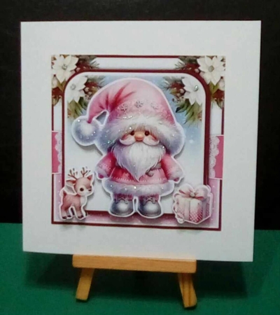 Pink Santa Gnome 2 Mini Kit by Benita Jenkinson