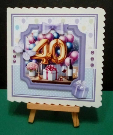 BIRTHDAY BALLOONS 30, 40, 50 with wine by Benita Jenkinson