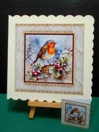 Christmas Watercolours Mini Kit With Gift Tags (Christmas or winter birthday) by Benita Jenkinson