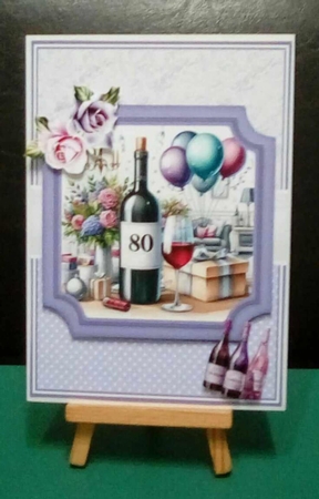 BIRTHDAY WINE - 75, 80, 85 by Benita Jenkinson