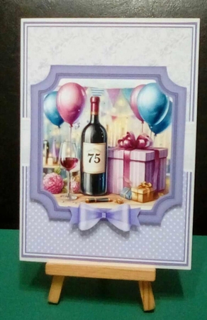 BIRTHDAY WINE - 75, 80, 85 by Benita Jenkinson