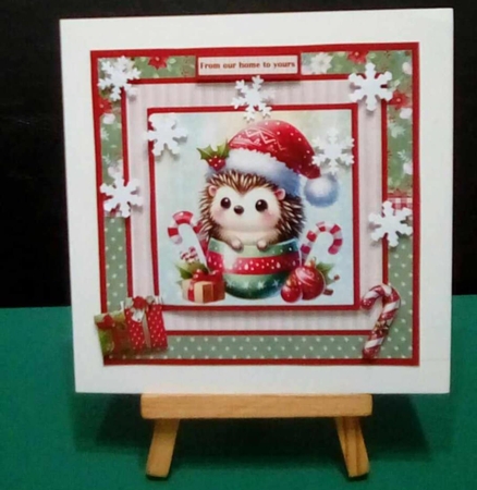 Christmas Hedgehogs Mini Kit by Benita Jenkinson