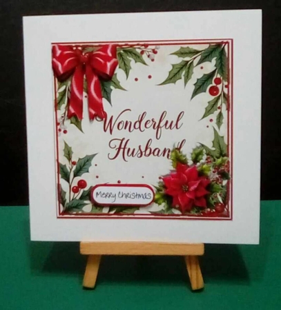 Wonderful Husband Holly Berry by Benita Jenkinson