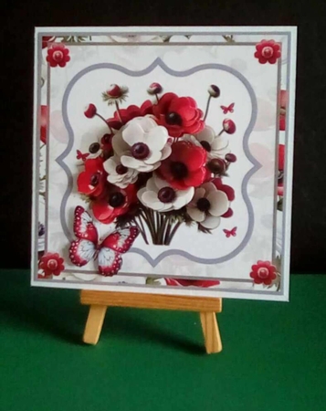 Anemonie Greetings by Benita Jenkinson