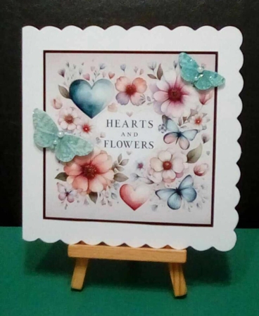 Hearts and flowers by Benita Jenkinson