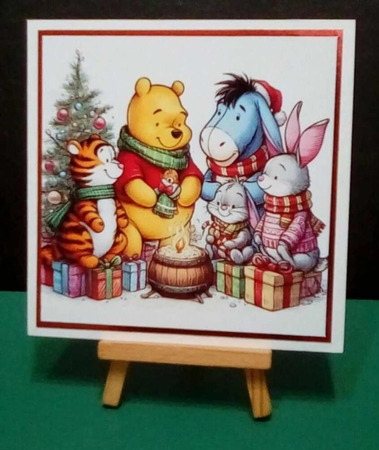 Pooh and friends at Christmas by Benita Jenkinson