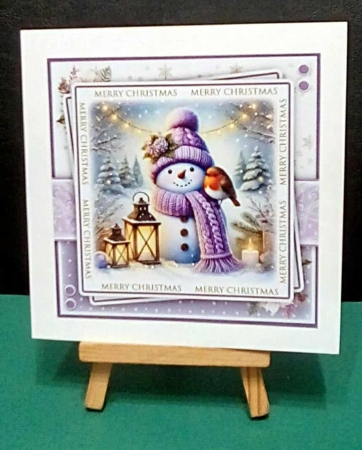 Lilac Snowman Mini Kit by Benita Jenkinson