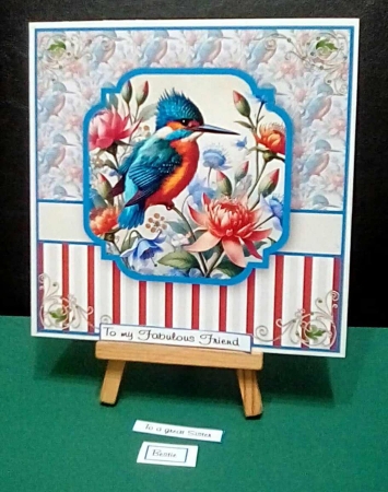 the kingfisher insert by Benita Jenkinson