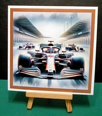 FORMULA ONE RACE CARS 2- Illustrations for Cardmakers & Designers  by Benita Jenkinson