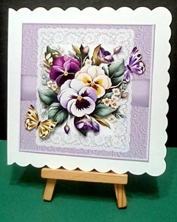 Lovely Violets Mini Kit by Benita Jenkinson