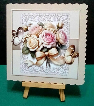 Vntage Roses Bouquet Mini Kit by Benita Jenkinson