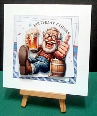 7x7 Birthday cheers at the pub choice of four mini kit by Benita Jenkinson