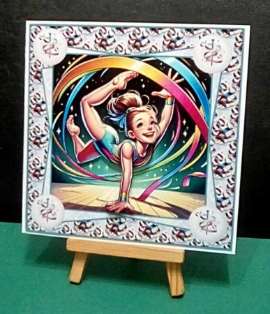 Gynastics baton ribbon twirling by Benita Jenkinson