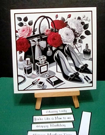 2 handbag and shoe toppers by Benita Jenkinson