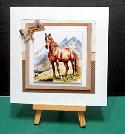 7x7 for the love of horses choice of four mini kit by Benita Jenkinson