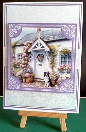 6x6 & 5x7 - PRETTY COTTAGE by Benita Jenkinson