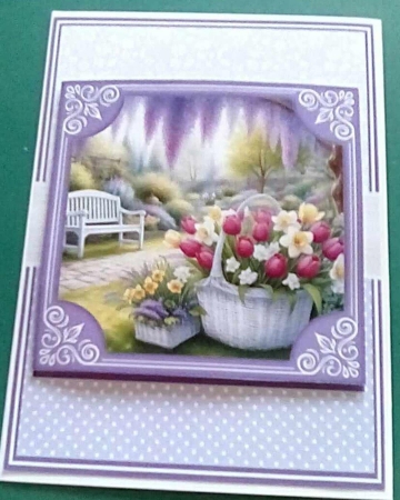 6x6 & 5x7 - SPRING BASKET by Benita Jenkinson