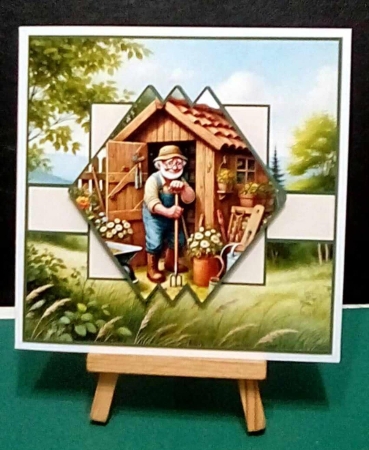 a man and his shed by Benita Jenkinson