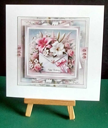 Birthday Floral Envelope by Benita Jenkinson