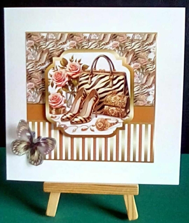 zebra print glam bags insert by Benita Jenkinson