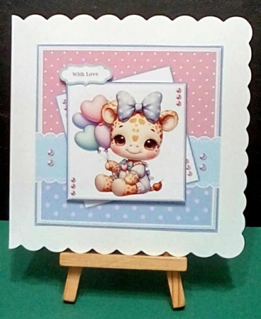 Too Cute Baby Animals Card & Toppers Set by Benita Jenkinson