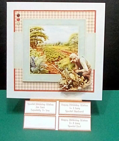 The Veg Patch - 6x6 Insert by Benita Jenkinson